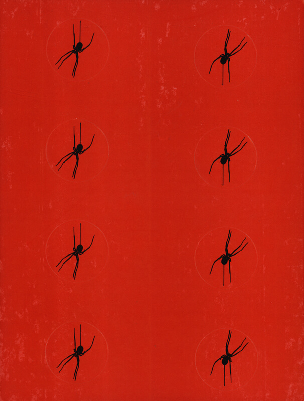 Spider Sticker Set with 8 stickers (1980)