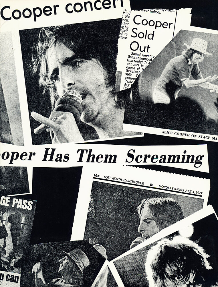 Alice Cooper Show Press Kit Folder (1977)