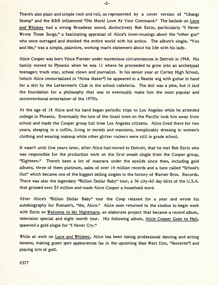 Press Release (1977)