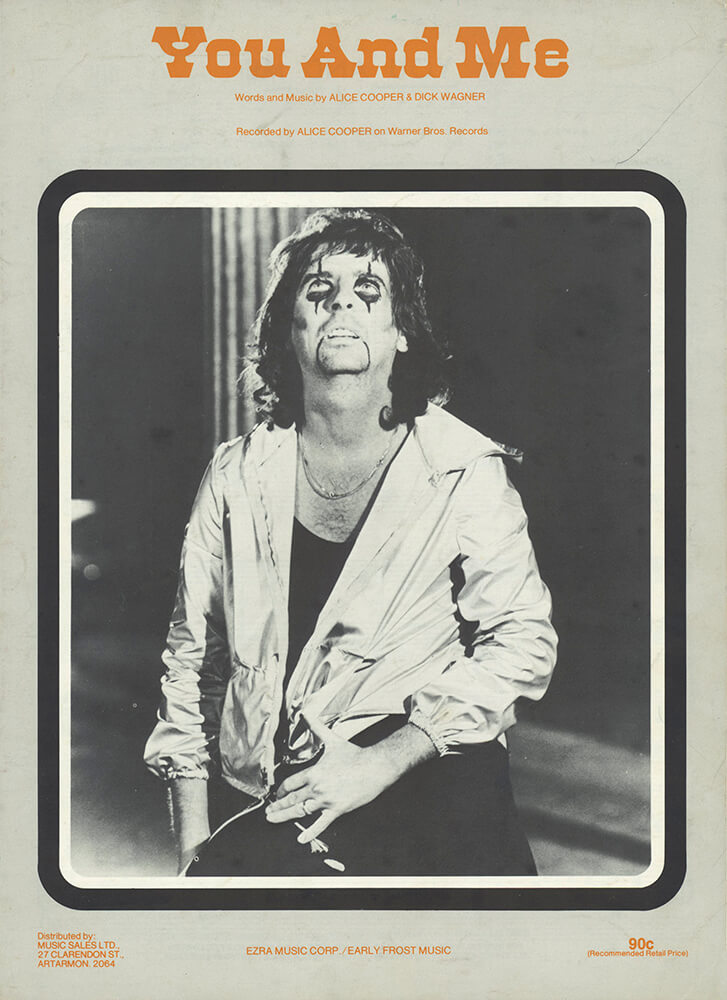 You and Me Australian Sheet Music (1977)