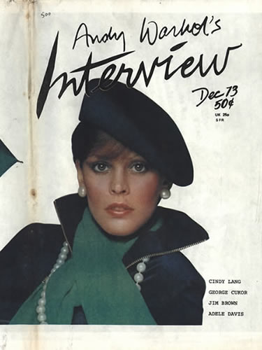 Andy Warhol's Interview - December 1973
