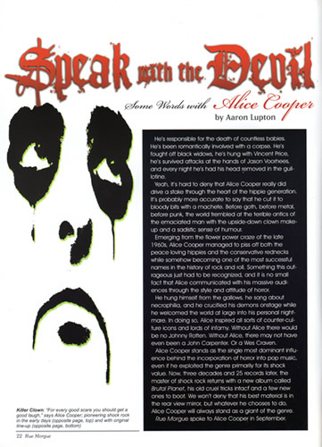 Rue Morgue - November/December 2000 - Page 2