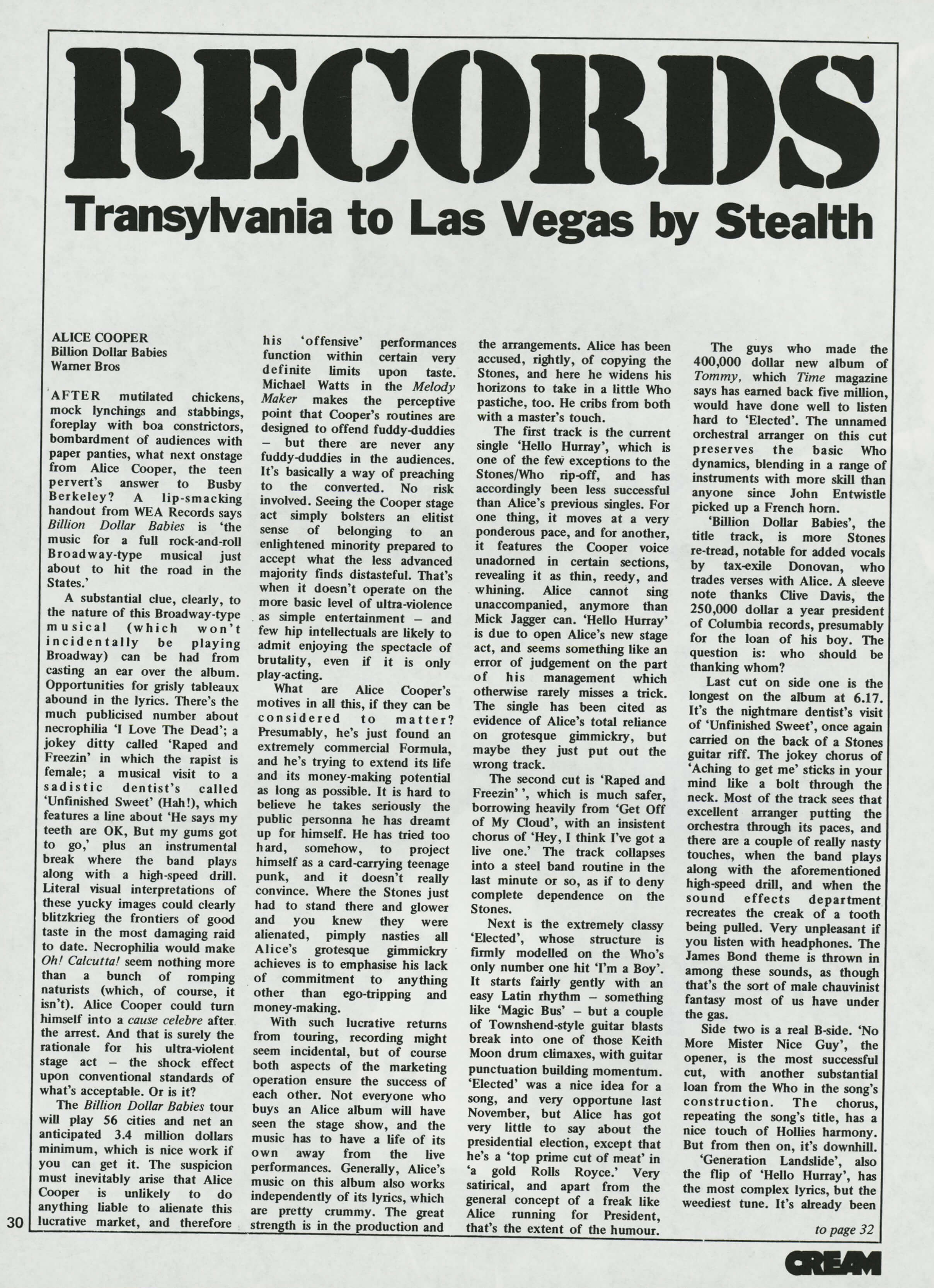 Cream - April 1973 - Page 2