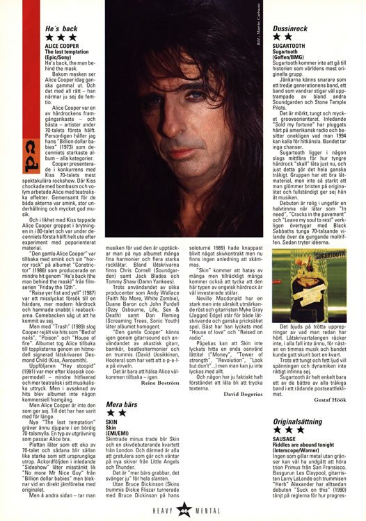 Heavy Mental - June 1994 - Page 4