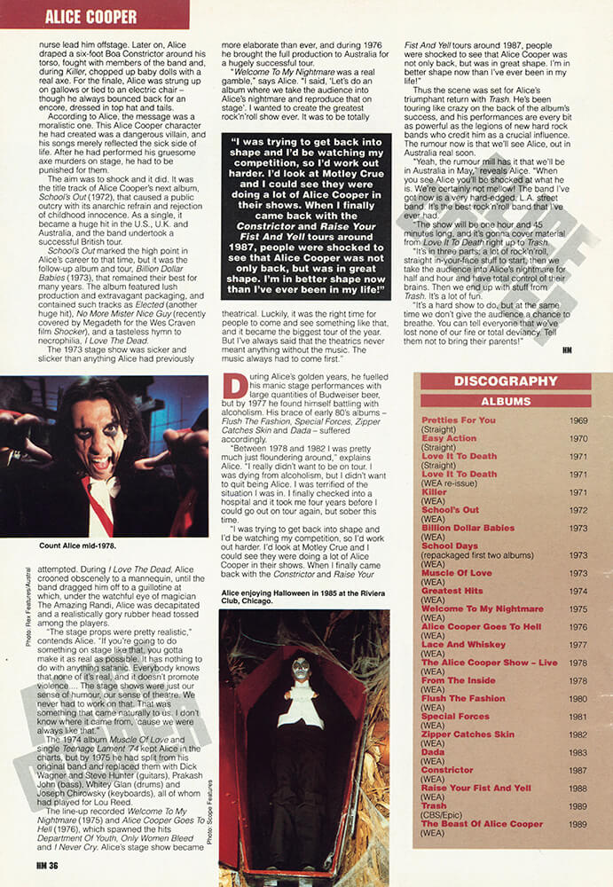 Hot Metal (Australia) - April 1990 - Page 4