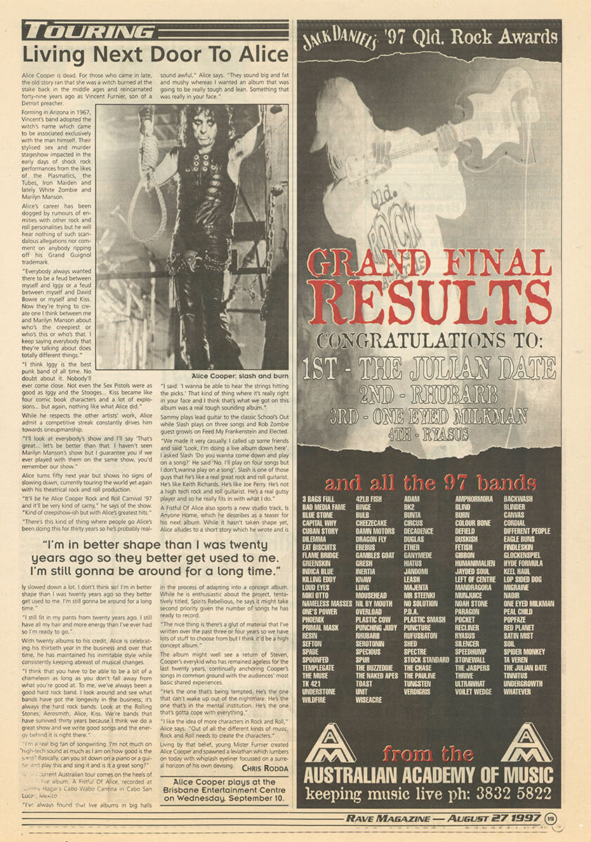 Rave Magazine - August 27-September 2, 1997 - Page 2
