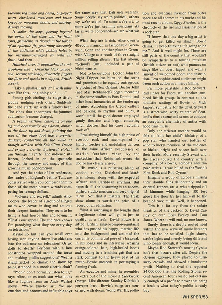 Whisper - March 1973 - Page 3