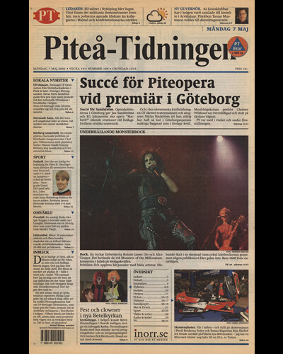 Pite&aring;-Tidningen 2001